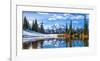 Mt. Rainier Vista-Michael Broom-Framed Art Print