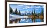 Mt. Rainier Vista-Michael Broom-Framed Premium Giclee Print