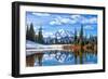 Mt. Rainier Vista-Michael Broom-Framed Art Print