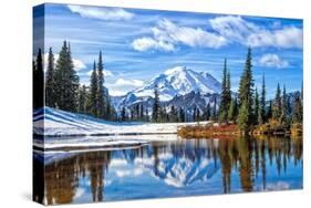 Mt. Rainier Vista-Michael Broom-Stretched Canvas