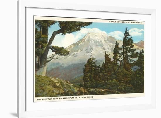 Mt. Rainier, Washington-null-Framed Premium Giclee Print