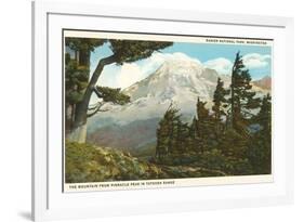 Mt. Rainier, Washington-null-Framed Premium Giclee Print