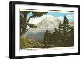 Mt. Rainier, Washington-null-Framed Art Print