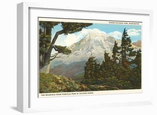 Mt. Rainier, Washington-null-Framed Art Print