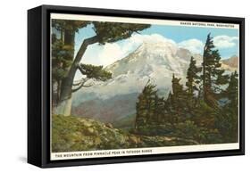 Mt. Rainier, Washington-null-Framed Stretched Canvas