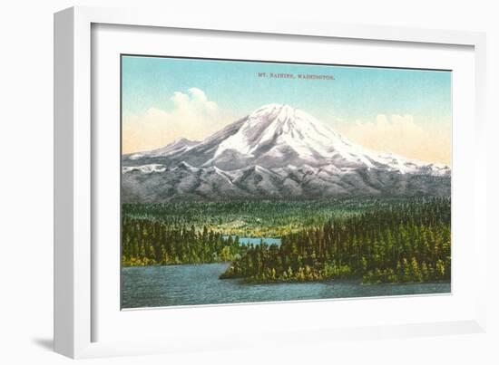 Mt. Rainier, Washington-null-Framed Art Print