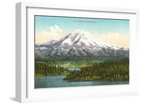 Mt. Rainier, Washington-null-Framed Art Print