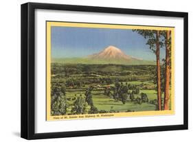 Mt. Rainier, Washington-null-Framed Art Print