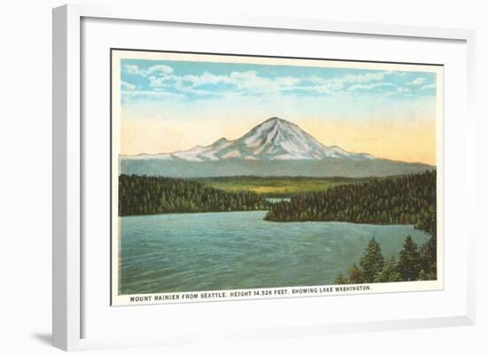 Mt. Rainier, Washington-null-Framed Art Print