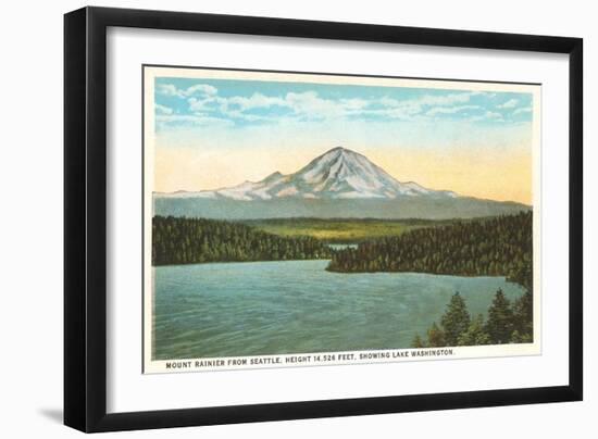 Mt. Rainier, Washington-null-Framed Art Print