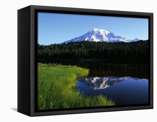 Mt. Rainier-James Randklev-Framed Stretched Canvas