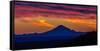 Mt Redoubt Volcano at Skilak Lake, Alaska, the Aleutian Mountain Range-null-Framed Stretched Canvas