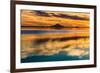 Mt Redoubt Volcano at Skilak Lake, Alaska, the Aleutian Mountain Range-null-Framed Photographic Print