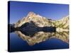 Mt Regan Reflects in Sawtooth Lake, Idaho, USA-Chuck Haney-Stretched Canvas