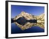Mt Regan Reflects in Sawtooth Lake, Idaho, USA-Chuck Haney-Framed Photographic Print