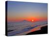 Mt. Rishiri at Sunset-null-Stretched Canvas