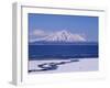 Mt. Rishiri from Wakkanai-null-Framed Photographic Print