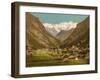 Mt. Rosa, Gressony (I.E., Gressoney), Italy, C.1890-C.1900-null-Framed Giclee Print