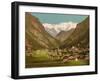 Mt. Rosa, Gressony (I.E., Gressoney), Italy, C.1890-C.1900-null-Framed Giclee Print