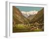 Mt. Rosa, Gressony (I.E., Gressoney), Italy, C.1890-C.1900-null-Framed Giclee Print