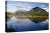 Mt Rundle, Vermilion Lakes, Banff, Canada-George Oze-Stretched Canvas