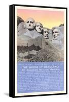 Mt. Rushmmore, South Dakota-null-Framed Stretched Canvas