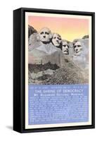 Mt. Rushmmore, South Dakota-null-Framed Stretched Canvas