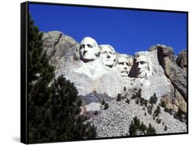 Mt Rushmore Presidents, South Dakota, USA-Bill Bachmann-Framed Stretched Canvas