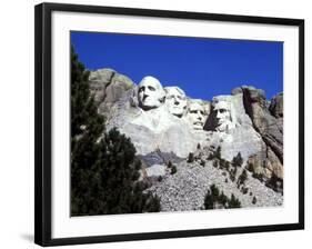 Mt Rushmore Presidents, South Dakota, USA-Bill Bachmann-Framed Photographic Print