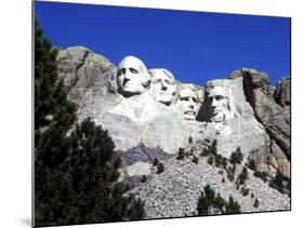 Mt Rushmore Presidents, South Dakota, USA-Bill Bachmann-Mounted Photographic Print