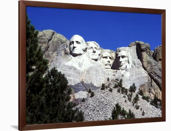 Mt Rushmore Presidents, South Dakota, USA-Bill Bachmann-Framed Photographic Print