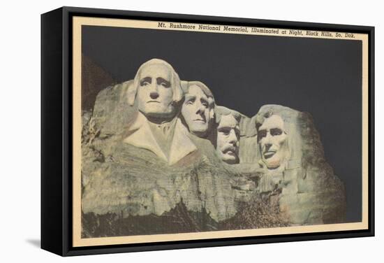 Mt. Rushmore, South Dakota-null-Framed Stretched Canvas