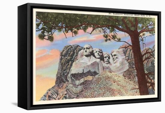 Mt. Rushmore, South Dakota-null-Framed Stretched Canvas