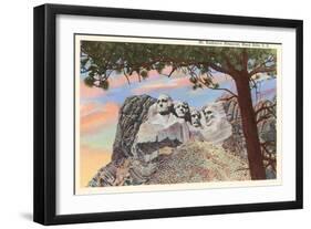 Mt. Rushmore, South Dakota-null-Framed Art Print