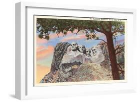 Mt. Rushmore, South Dakota-null-Framed Art Print