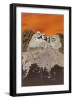 Mt. Rushmore, South Dakota-null-Framed Art Print