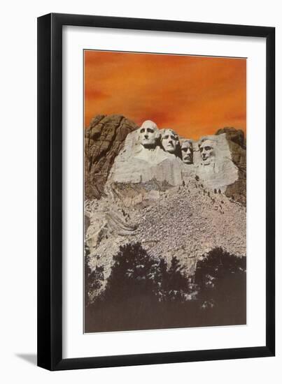 Mt. Rushmore, South Dakota-null-Framed Art Print