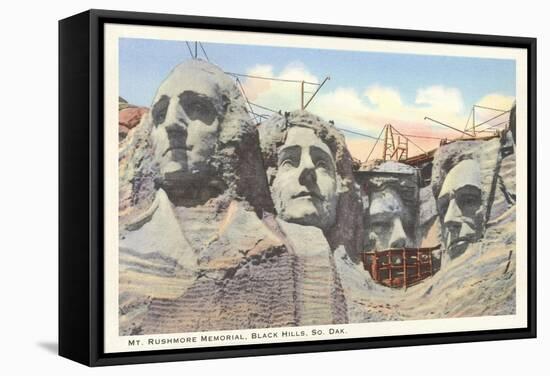 Mt. Rushmore, South Dakota-null-Framed Stretched Canvas