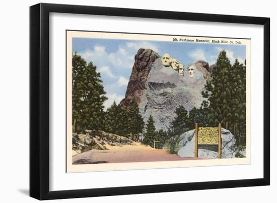 Mt. Rushmore, South Dakota-null-Framed Art Print