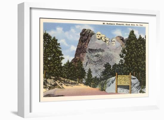 Mt. Rushmore, South Dakota-null-Framed Art Print