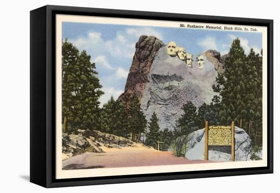 Mt. Rushmore, South Dakota-null-Framed Stretched Canvas