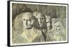 Mt.Rushmore, South Dakota-null-Framed Stretched Canvas
