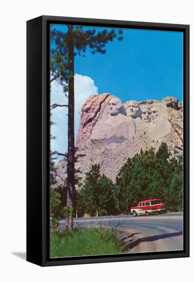 Mt. Rushmore, South Dakota-null-Framed Stretched Canvas