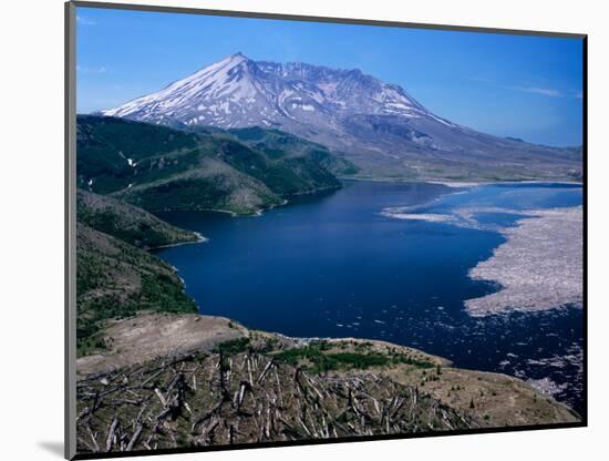 Mt. Saint Helens and Spirit Lake, Mt. Saint Helens National Volcanic Monument, Washington, USA-Jamie & Judy Wild-Mounted Photographic Print