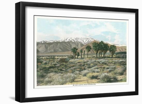 Mt. San Jacinto from Whitewater-null-Framed Art Print