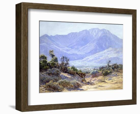 Mt. San Jacinto Near Palm Springs-John Frost-Framed Art Print