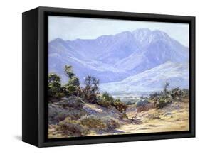 Mt. San Jacinto Near Palm Springs-John Frost-Framed Stretched Canvas