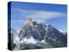 Mt. Sassongher, Dolomites, Trentino-Alto Adige, Italy-G Richardson-Stretched Canvas