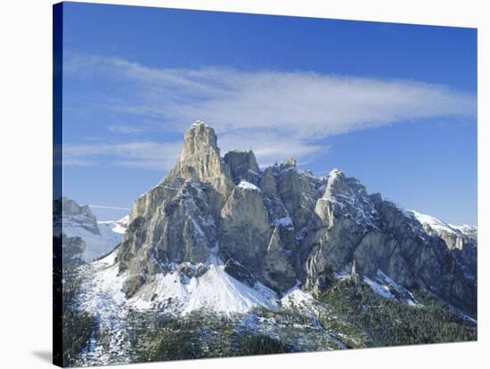 Mt. Sassongher, Dolomites, Trentino-Alto Adige, Italy-G Richardson-Stretched Canvas