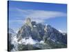 Mt. Sassongher, Dolomites, Trentino-Alto Adige, Italy-G Richardson-Stretched Canvas